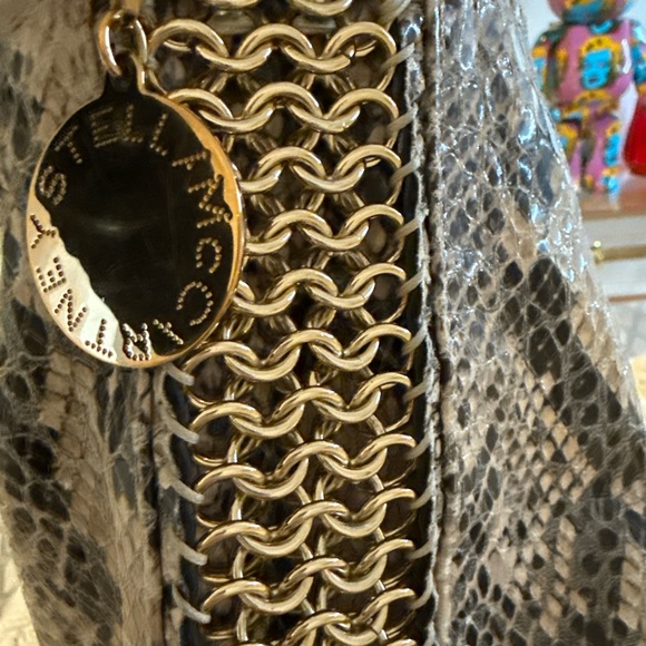 Stella McCartney Vegan Leather Python Hobo Bag - Made in Italy - Picture 8 of 8